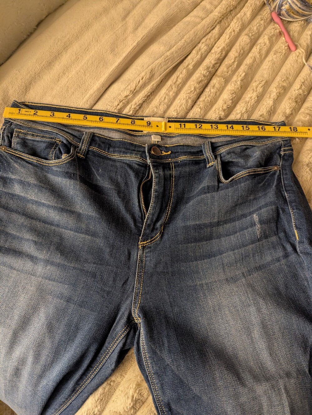id:23, size 33, Skinny jeans, dark - Picture 5 of 7